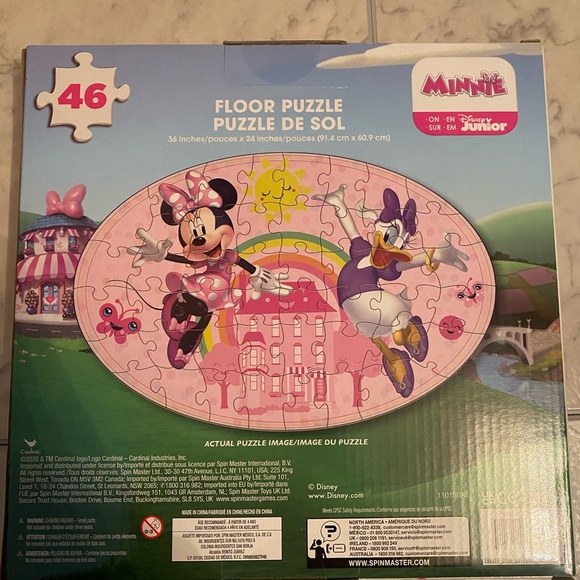 Disney Giant Minnie Mouse Floor Puzzle- Brand New in Box 🎀 - Picture 14 of 14